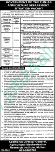 Agriculture Department Multan Jobs